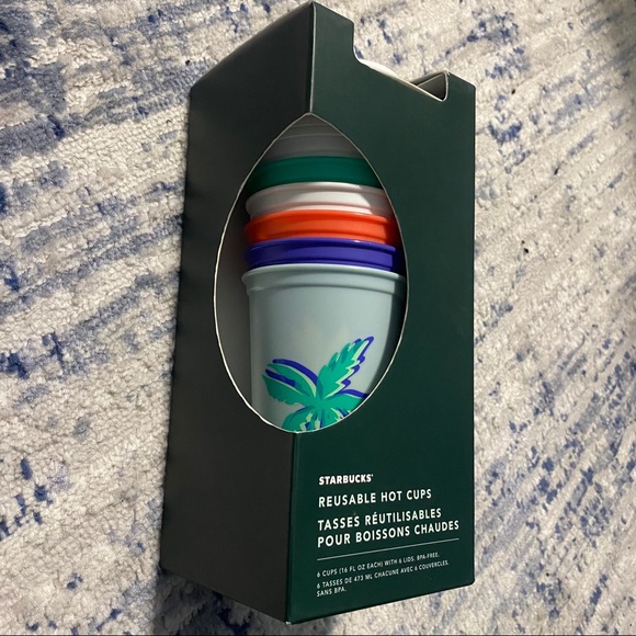 Starbucks Reusable Hot Cups - pkg of 6 - Picture 3 of 4